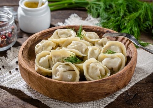 Пельмені з телятиною