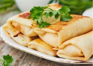Млинці з курятиною