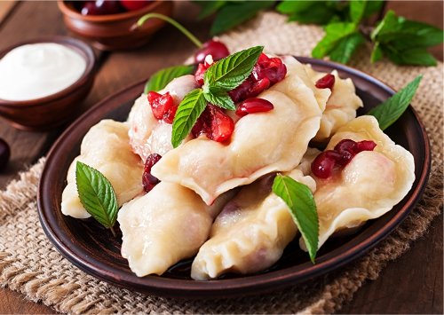 Вареники з вишнею